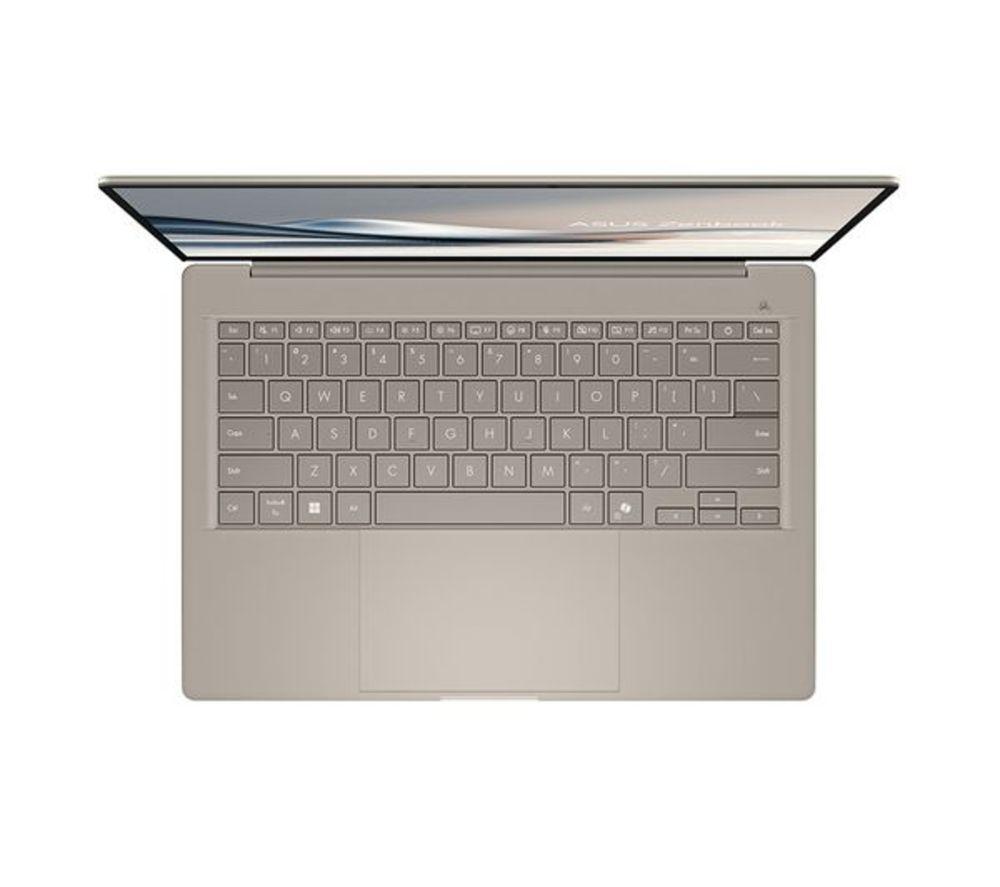 ASUS Zenbook A14 UX3407QA 14" Refurbished Laptop, Copilot+ PC &ndash; Snapdragon X, 512 GB SSD, Beige (Excellent Condition) image number 9 of 19