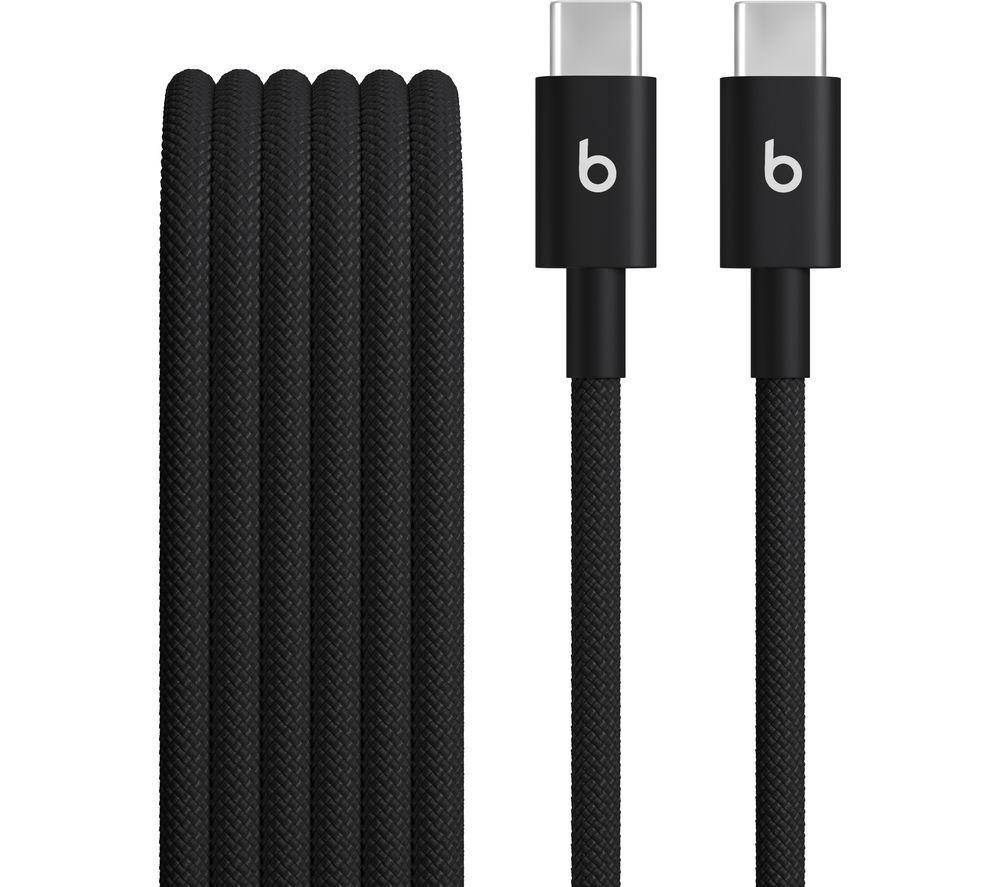 BEATS USB-C to USB-C Woven Cable - 1.5 m, Bolt Black, Pack of 2 image number 2 of 3