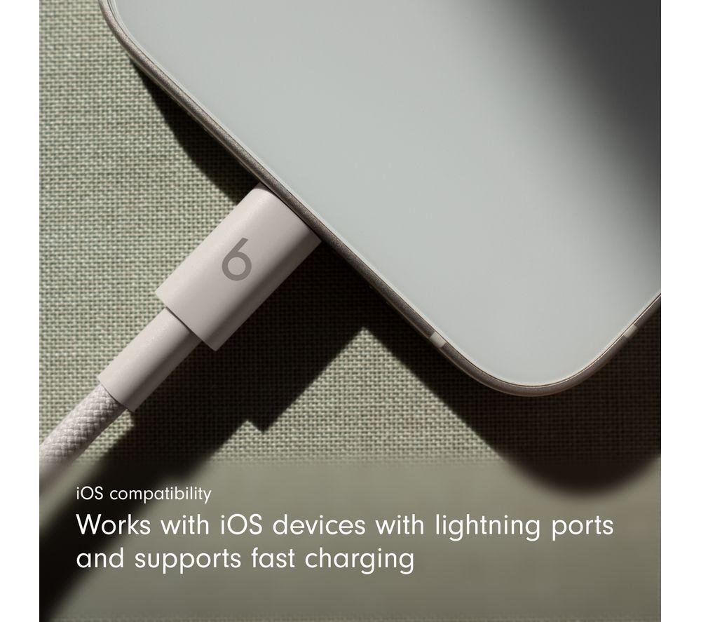 BEATS USB-C to Lightning Woven Cable - 1.5 m, Surge Stone image number 2 of 6