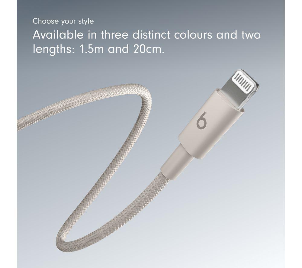 BEATS USB-C to Lightning Woven Cable - 1.5 m, Surge Stone image number 5 of 6