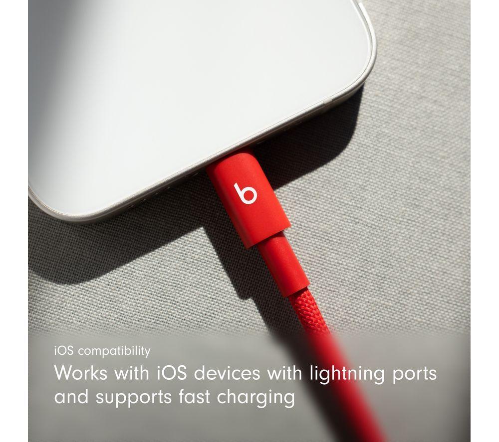 BEATS USB-C to Lightning Woven Cable - 1.5 m, Rapid Red image number 3 of 7