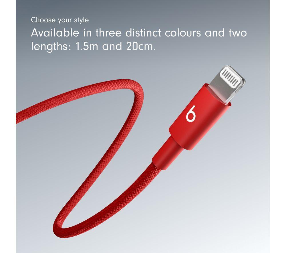 BEATS USB-C to Lightning Woven Cable - 1.5 m, Rapid Red image number 6 of 7