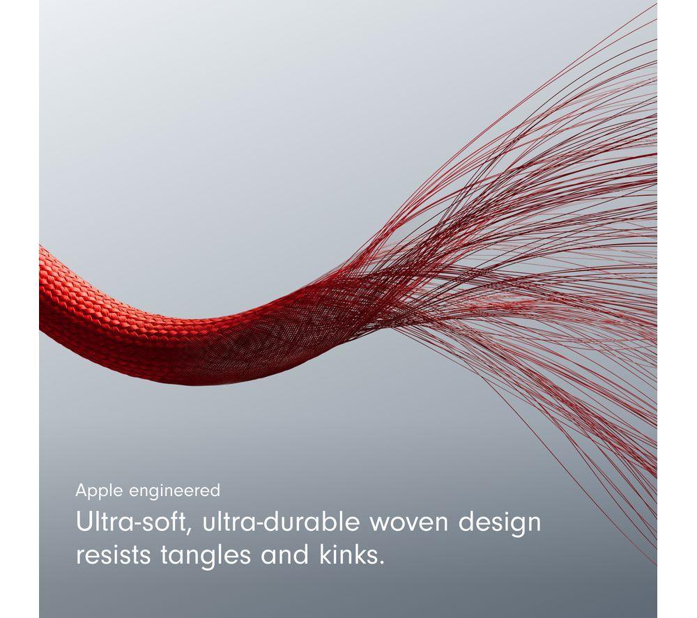BEATS USB-A to USB-C Woven Cable - 1.5 m, Rapid Red image number 4 of 8