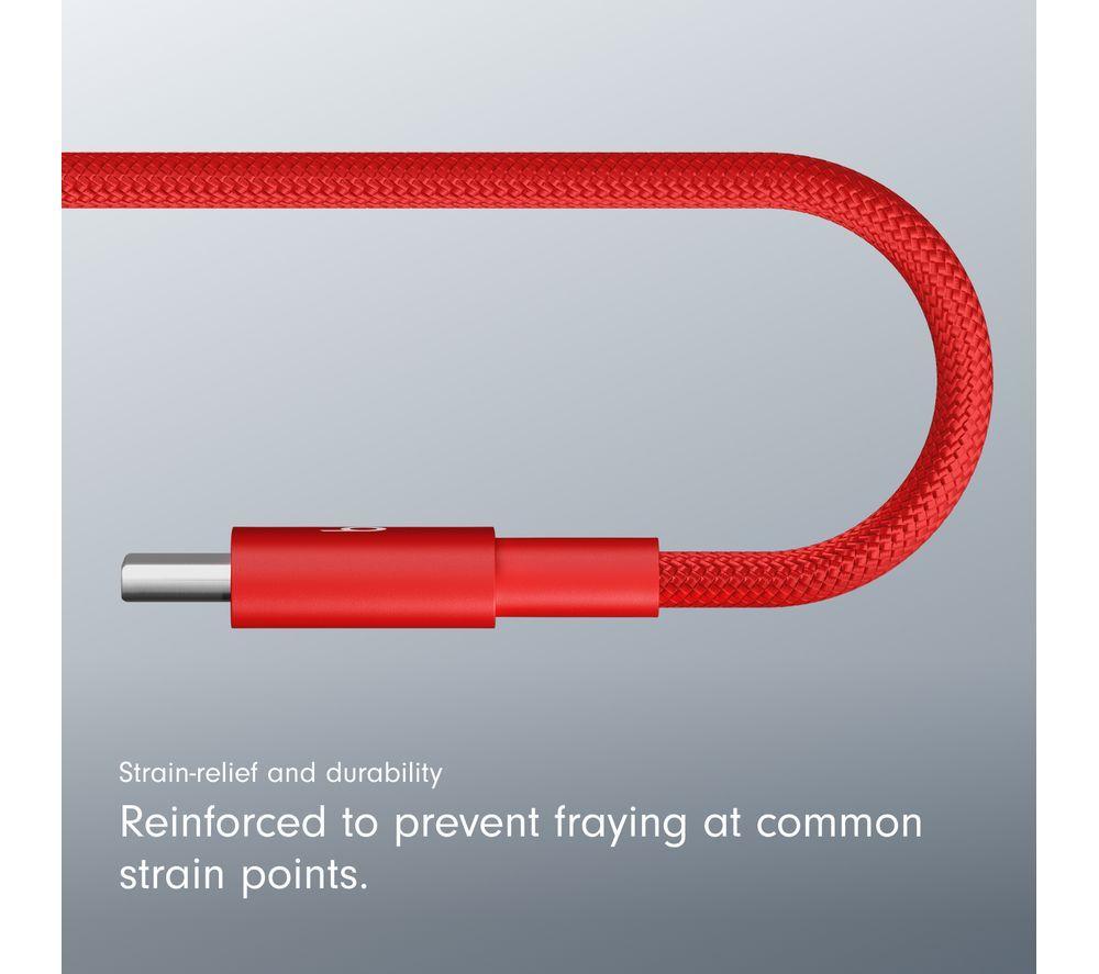 BEATS USB-A to USB-C Woven Cable - 1.5 m, Rapid Red image number 5 of 8