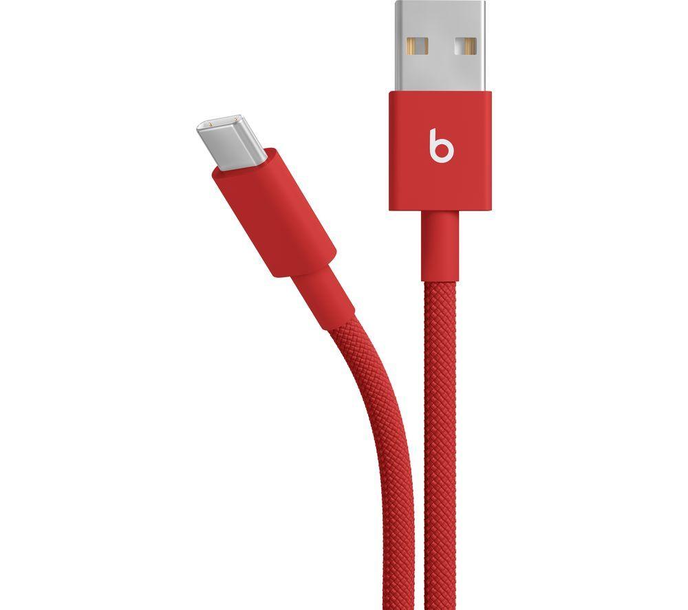 BEATS USB-A to USB-C Woven Cable - 1.5 m, Rapid Red image number 8 of 8