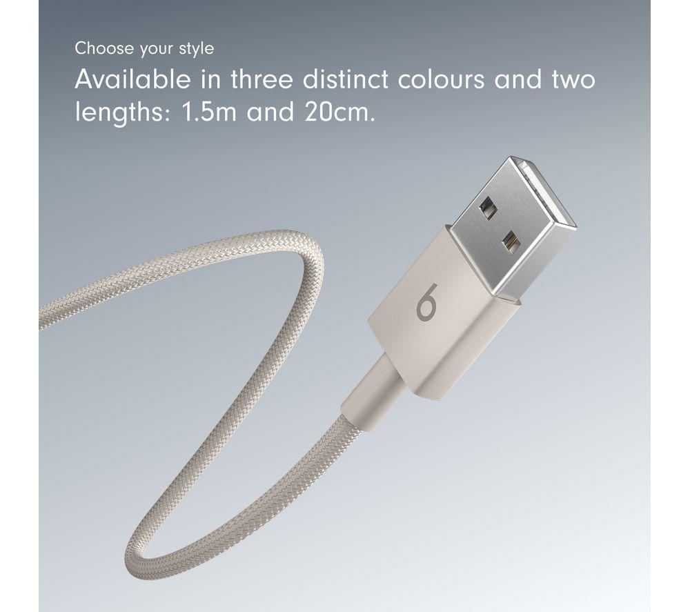 BEATS USB-A to USB-C Woven Cable - 1.5 m, Surge Stone image number 7 of 8