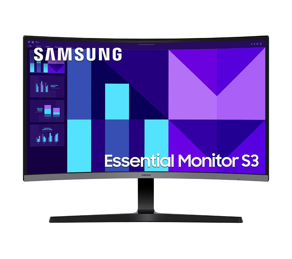 SAMSUNG LS27D396GAUXXU Full HD 27" Curved VA LCD Monitor - Black image number 9 of 10