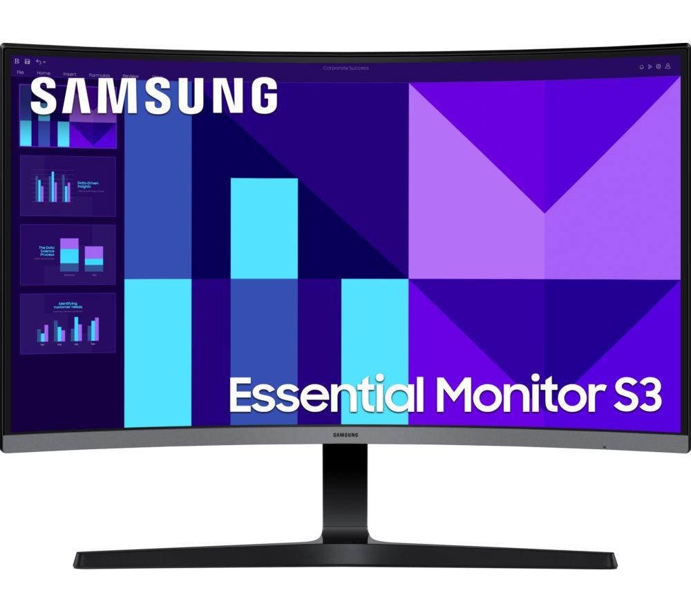 SAMSUNG LS27D396GAUXXU Full HD 27" Curved VA LCD Monitor - Black image number 10 of 10