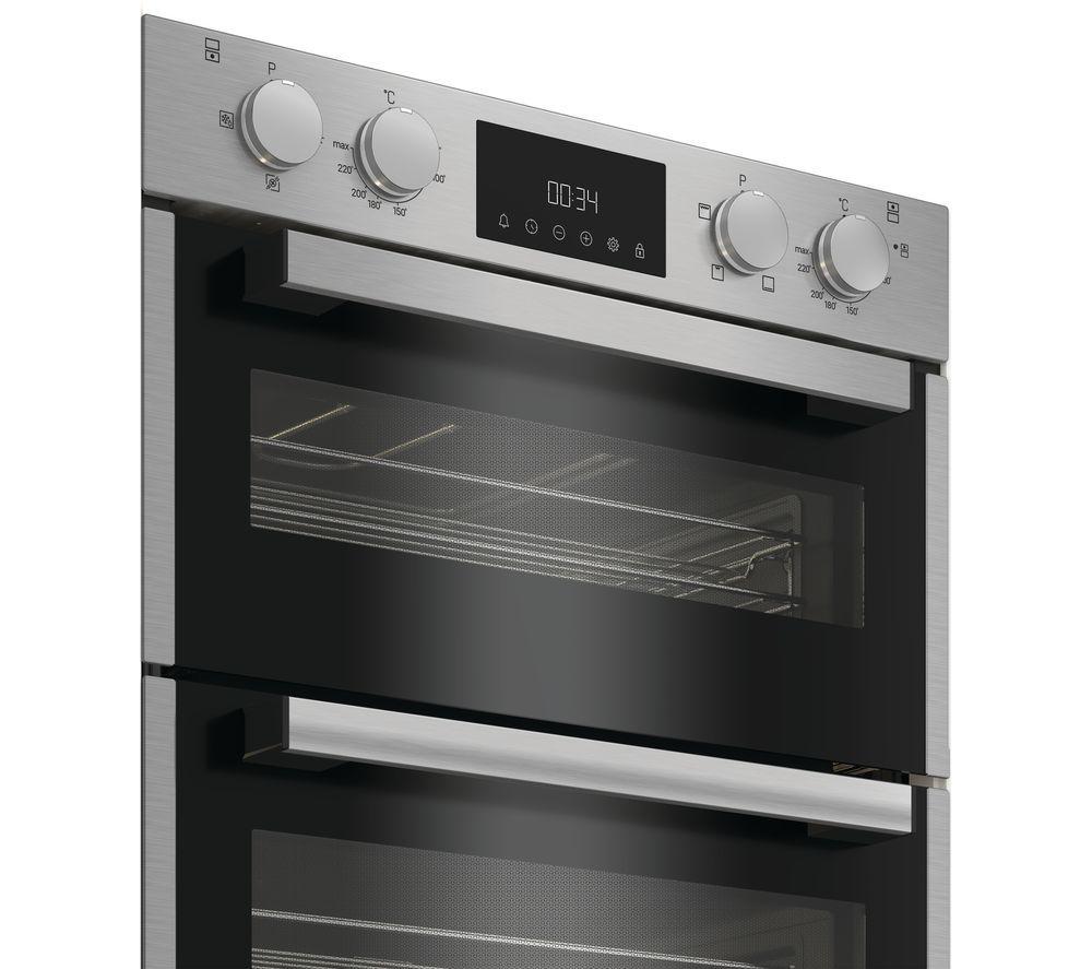 HOTPOINT DUH 12D1 IX Electric Built-under Double Oven - Stainless Steel image number 3 of 6