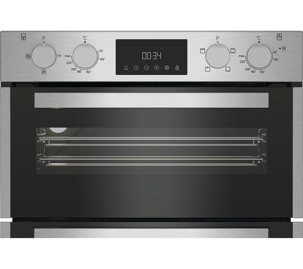 HOTPOINT DUH 12D1 IX Electric Built-under Double Oven - Stainless Steel image number 4 of 6