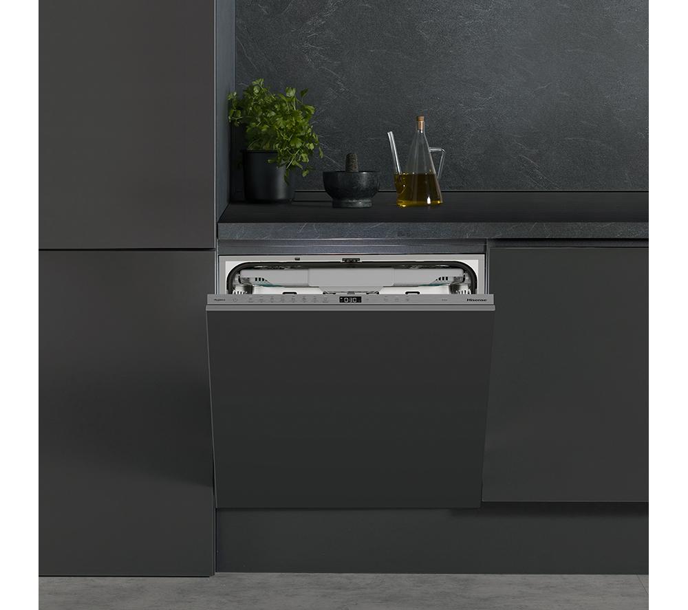 HISENSE HV673A60UK Full-size Fully Integrated WiFi-enabled Dishwasher image number 14 of 24