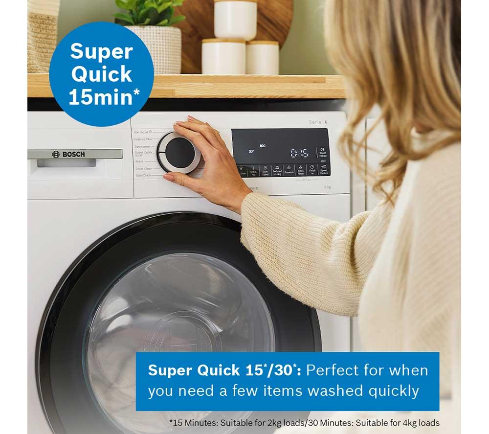 BOSCH Series 6 WGG254Z1GB AntiStain 10 kg 1400 Spin Washing Machine - White image number 5 of 17
