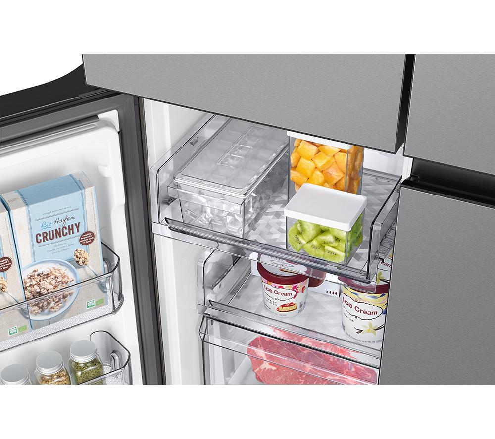 SAMSUNG Bespoke AI Series 8 SpaceMax RM70F67RDREU 669L Smart Fridge Freezer - Stainless Steel image number 3 of 13