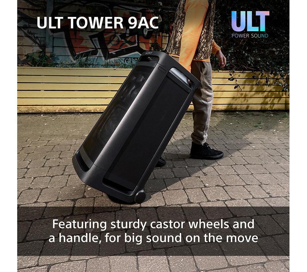 SONY ULT Tower 9AC Bluetooth Party Speaker - Black image number 6 of 29
