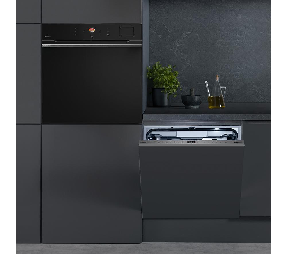 HISENSE UV Clean HV693A60UVADUK Full-size Fully Integrated WiFi-enabled Dishwasher image number 15 of 29