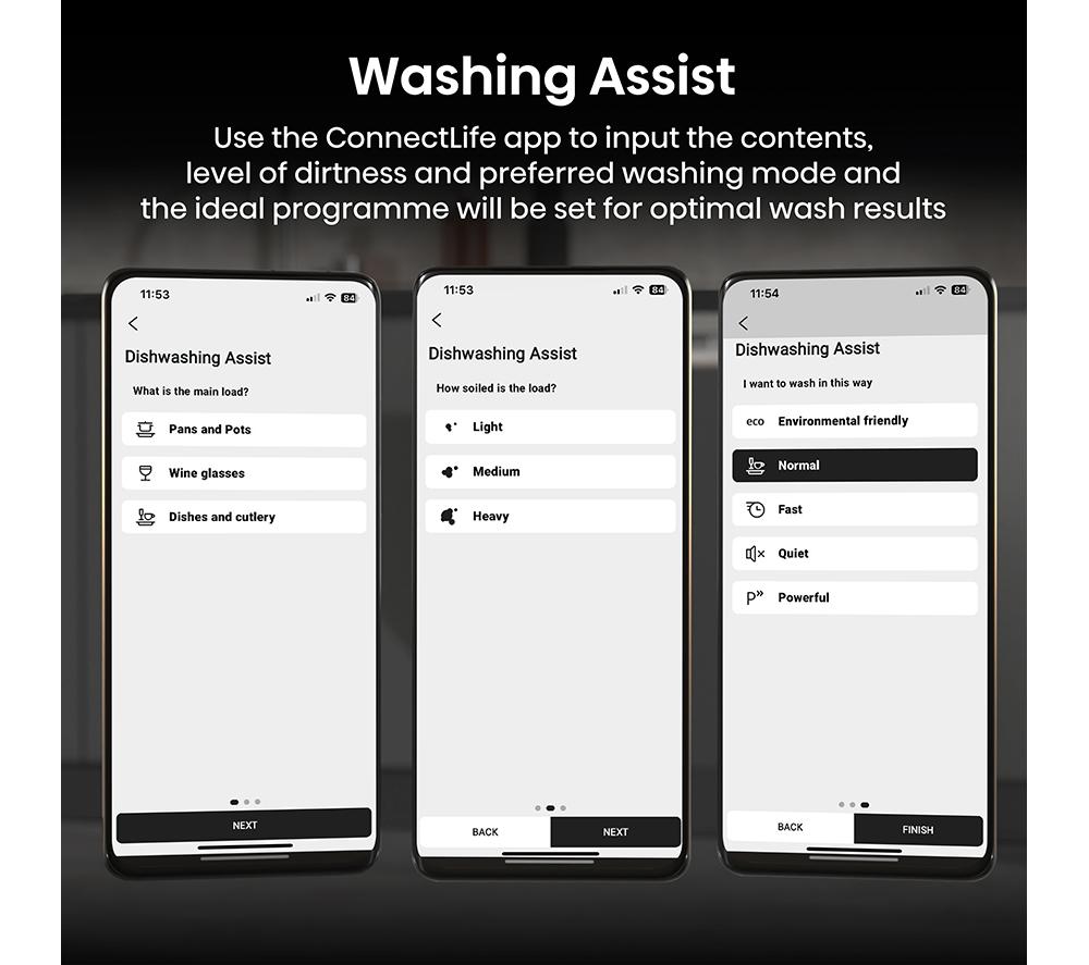 HISENSE UV Clean HV693A60UVADUK Full-size Fully Integrated WiFi-enabled Dishwasher image number 25 of 29
