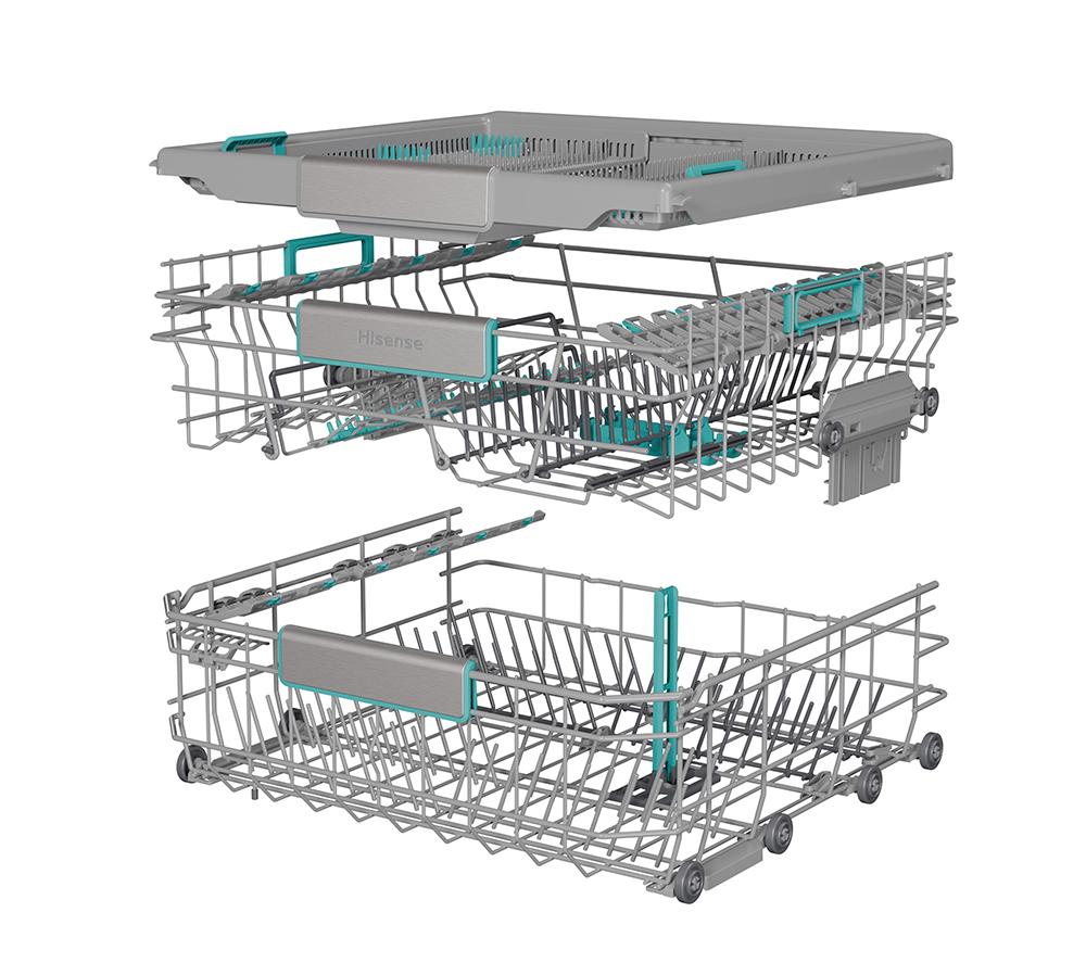 HISENSE UV Clean HV693A60UVADUK Full-size Fully Integrated WiFi-enabled Dishwasher image number 29 of 29