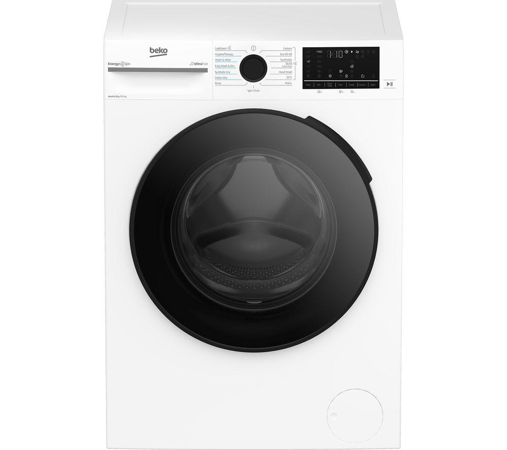BEKO bPRO 500 BM5D59645UW 9 kg Washer Dryer – White, White