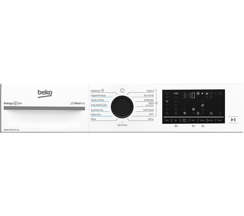BEKO Pro BM5D59645UW 9 kg Washer Dryer - White image number 5 of 11