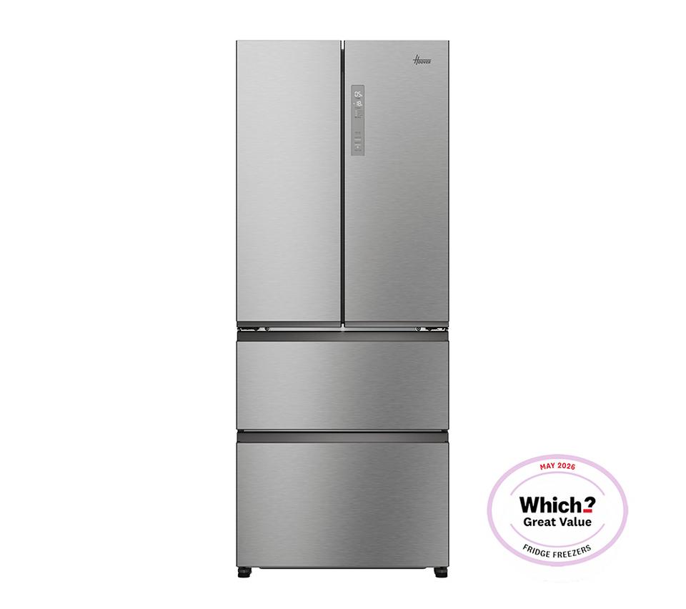 HOOVER H-FRIDGE 700 HONFQ2T718EXK Fridge Freezer - Stainless Steel