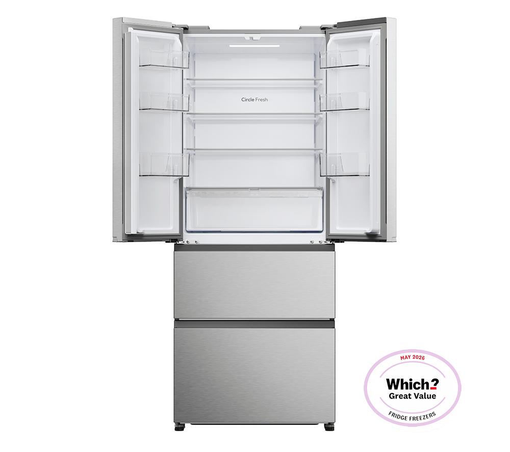 HOOVER H-FRIDGE 700 HONFQ2T718EXK Fridge Freezer - Stainless Steel image number 3 of 16