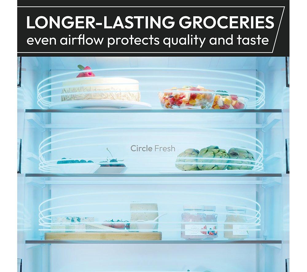HOOVER H-FRIDGE 700 HONFQ2T718EXK Fridge Freezer - Stainless Steel image number 6 of 16
