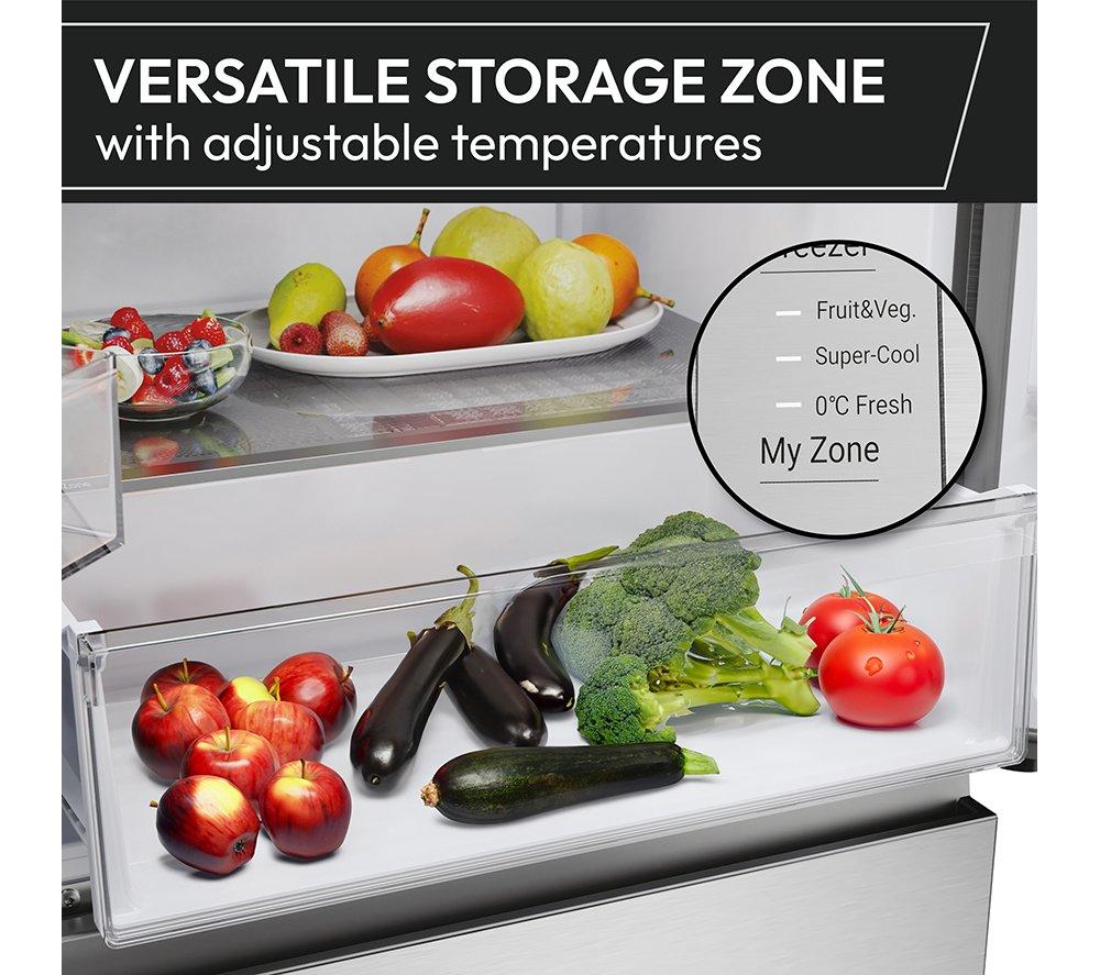 HOOVER H-FRIDGE 700 HONFQ2T718EXK Fridge Freezer - Stainless Steel image number 8 of 16