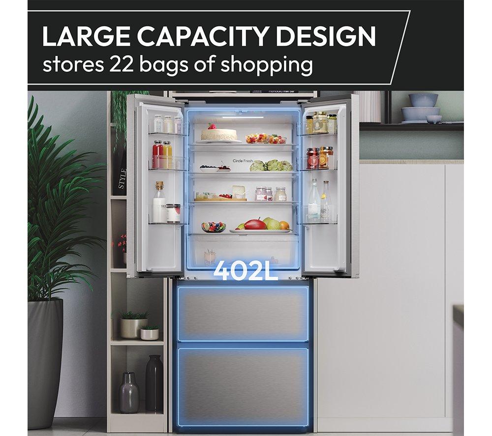 HOOVER H-FRIDGE 700 HONFQ2T718EXK Fridge Freezer - Stainless Steel image number 9 of 16