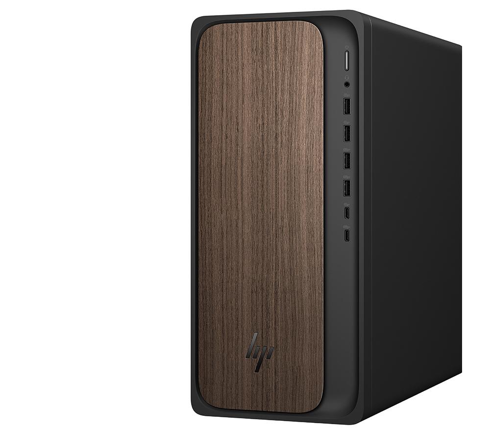 HP OmniDesk M03-0000na AI Desktop PC - Intel&reg; Core&trade; Ultra 7, 1 TB SSD, Dark Wood image number 13 of 17