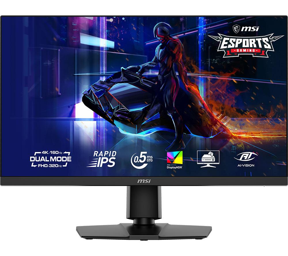MSI MAG 272URDF E16 4K Ultra HD 27" Rapid IPS Dual-Mode Gaming Monitor - Black