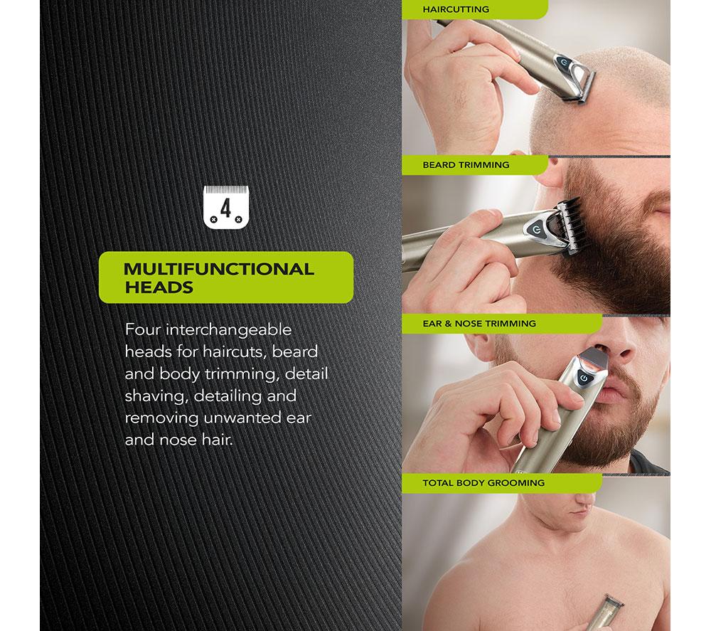 WAHL Stainless Steel Beard Trimmer - Silver image number 3 of 6