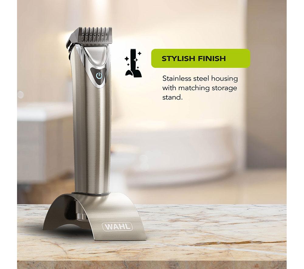 WAHL Stainless Steel Beard Trimmer - Silver image number 5 of 6