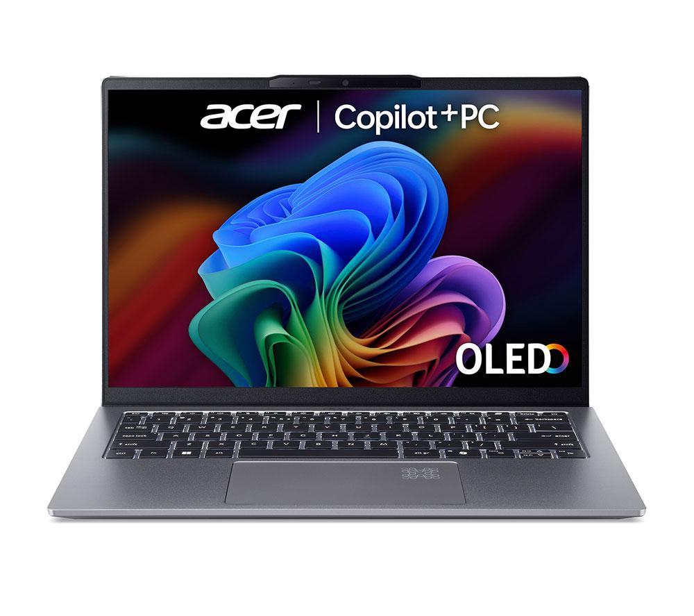 ACER Swift Go 14 AI OLED 14" Laptop, Copilot+ PC - AMD Ryzen AI 7, 1 TB SSD, Silver
