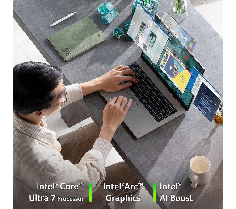 ACER Aspire Vero 16" Laptop - Intel&reg; Core&trade; Ultra 7, 1 TB SSD, Grey image number 4 of 10
