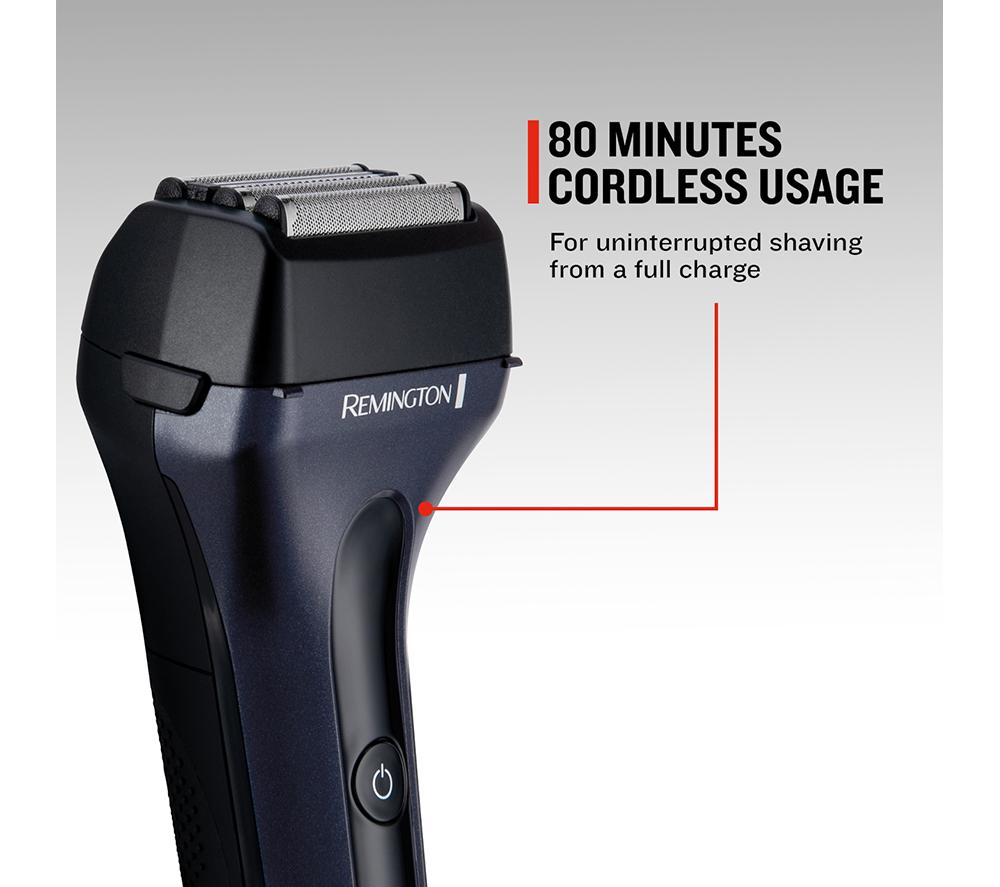 REMINGTON F7 Style Series F7000 Wet & Dry Foil Shaver - Blue image number 4 of 7