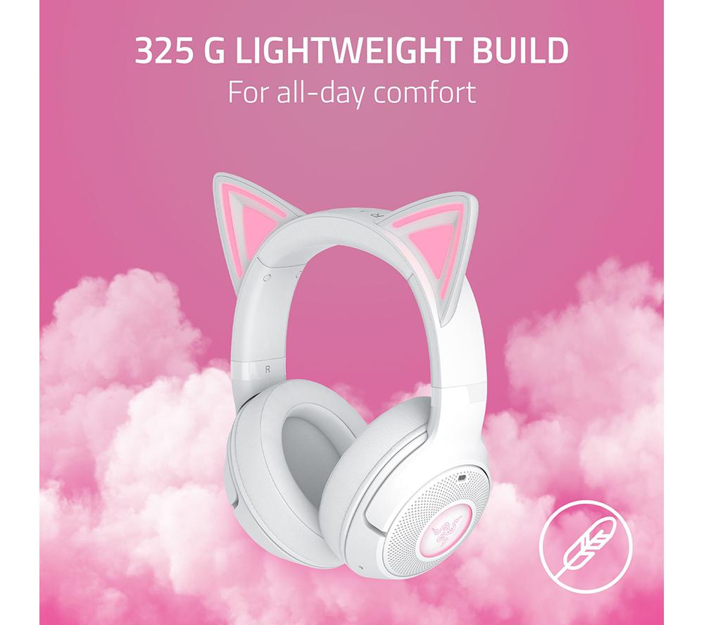 RAZER Kraken Kitty V2 BT Wireless Gaming Headset - White image number 6 of 10