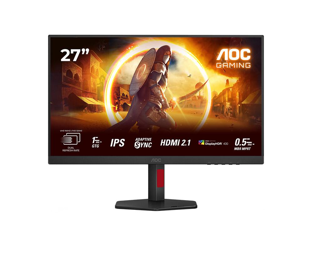 AOC U27G4R 4K Ultra HD 27" Fast IPS Dual-Mode Gaming Monitor - Black