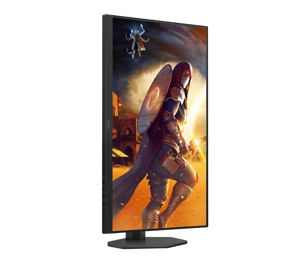 AOC U27G4R 4K Ultra HD 27" Fast IPS Dual-Mode Gaming Monitor - Black image number 7 of 9