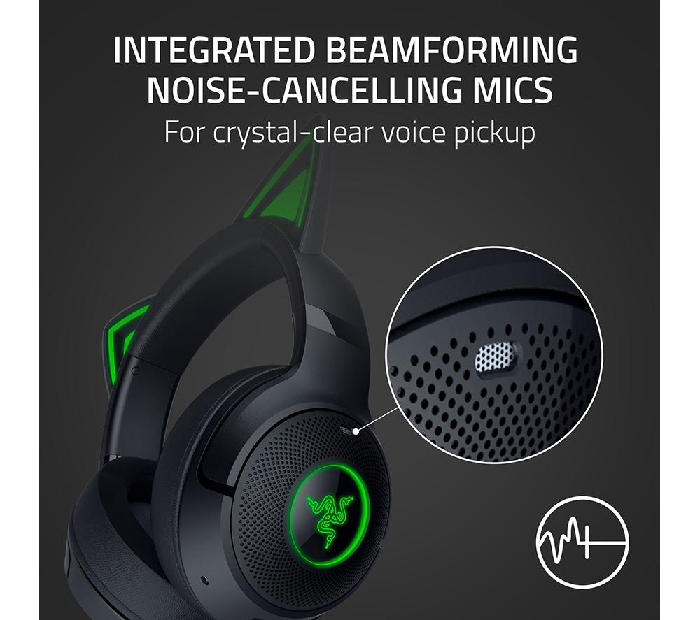 RAZER Kraken Kitty V2 BT Wireless Gaming Headset - Black image number 5 of 10