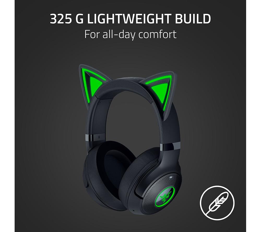 RAZER Kraken Kitty V2 BT Wireless Gaming Headset - Black image number 6 of 10