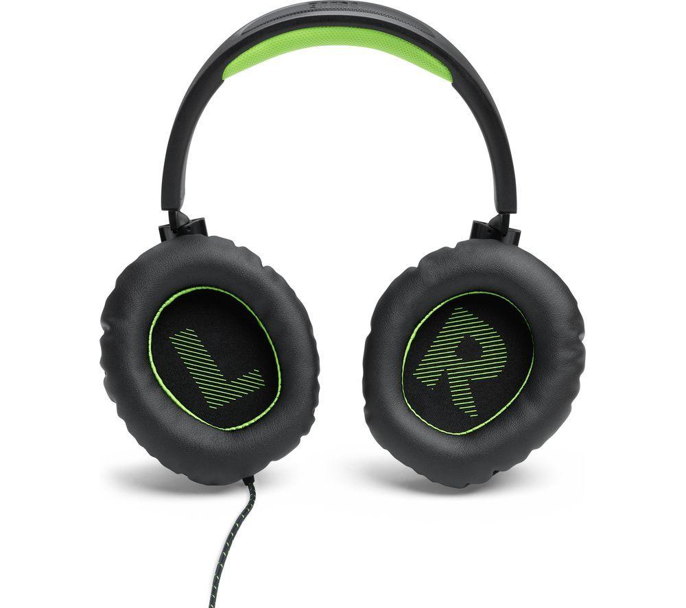 JBL Quantum 100X Xbox Gaming Headset - Black & Green image number 3 of 3