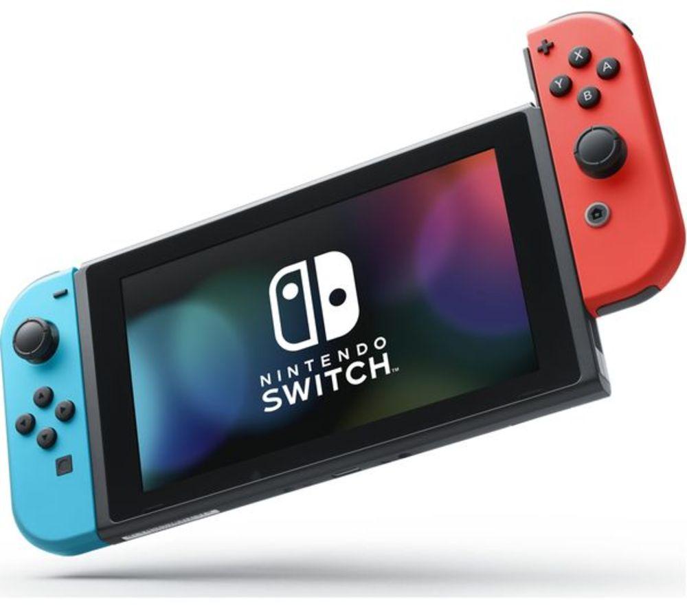 NINTENDO Refurbished Switch - Neon Red & Blue (Excellent Condition) image number 2 of 24