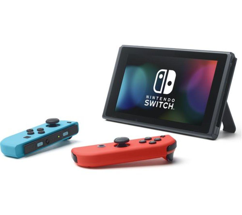NINTENDO Refurbished Switch - Neon Red & Blue (Excellent Condition) image number 3 of 24