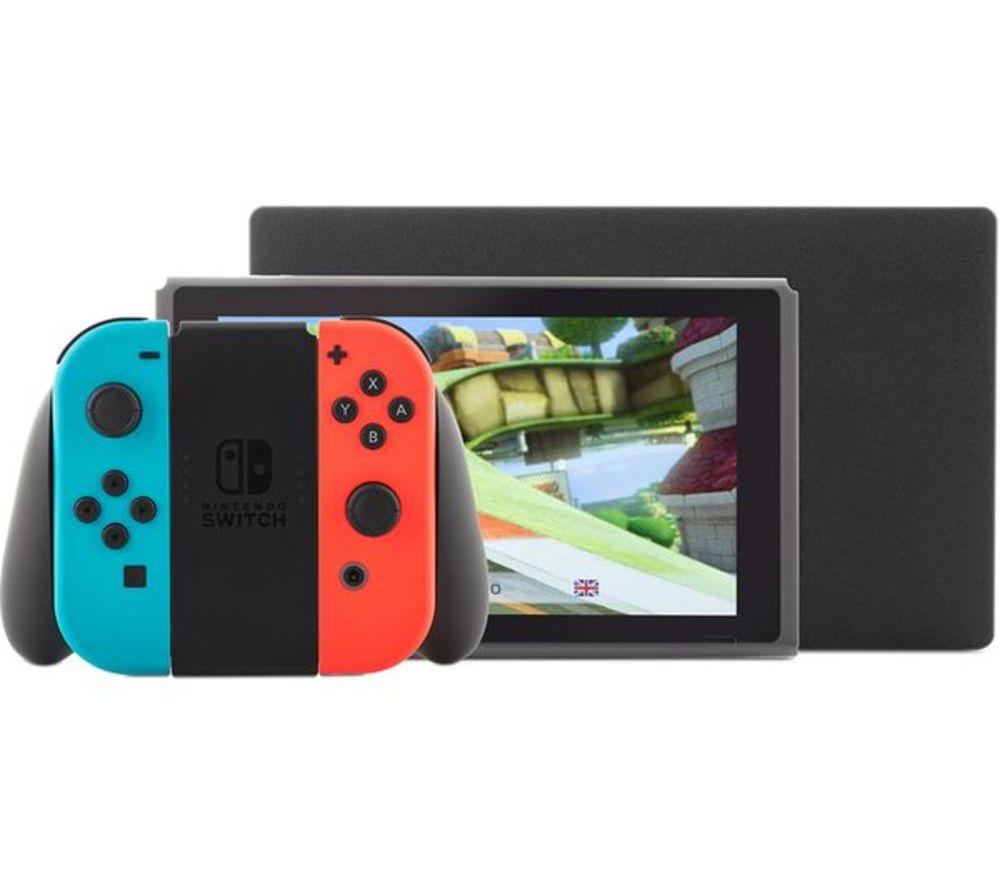 NINTENDO Refurbished Switch - Neon Red & Blue (Excellent Condition) image number 10 of 24