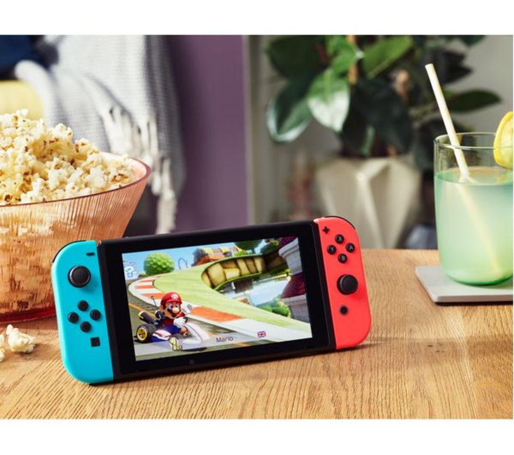NINTENDO Refurbished Switch - Neon Red & Blue (Excellent Condition) image number 12 of 24