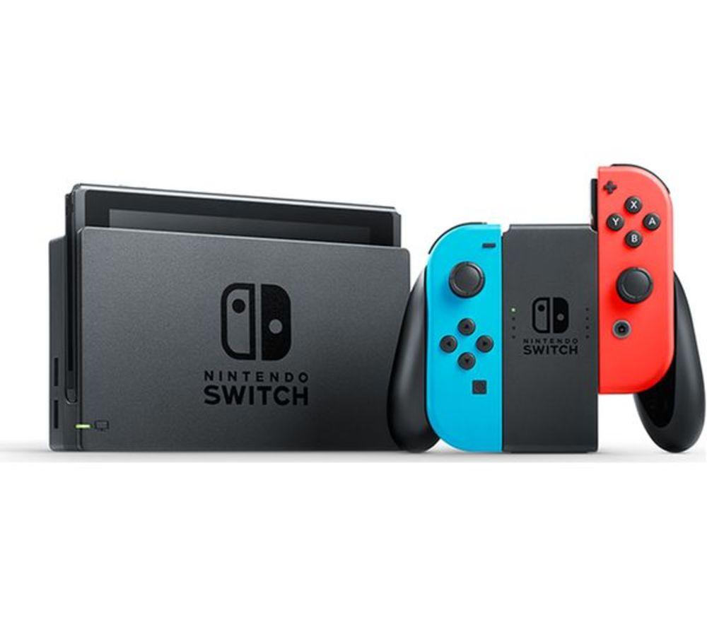 NINTENDO Refurbished Switch - Neon Red & Blue (Excellent Condition) image number 14 of 24
