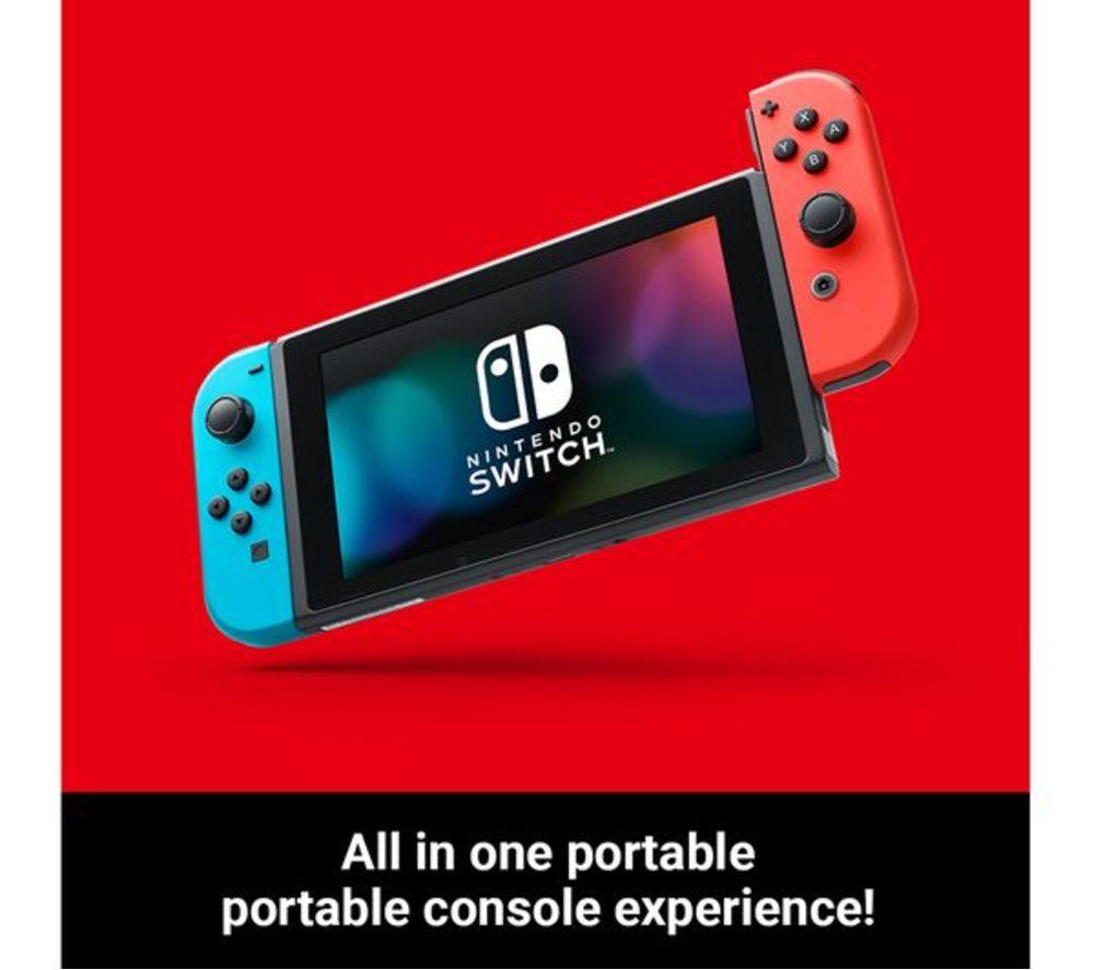 NINTENDO Refurbished Switch - Neon Red & Blue (Excellent Condition) image number 19 of 24