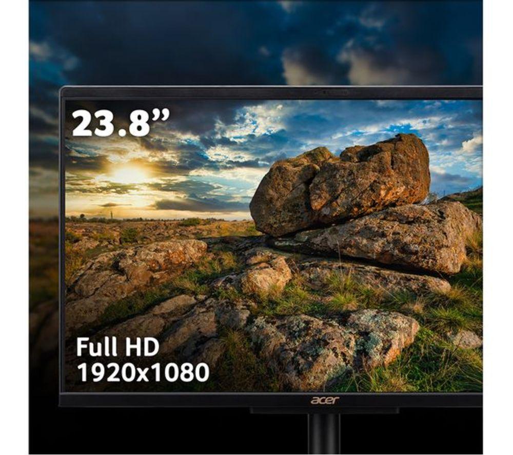 ACER Aspire C24-1610 23.8" Refurbished All-in-One PC - Intel&reg; Core&trade; i3, 512 GB SSD, Black (Very Good Condition) image number 3 of 7