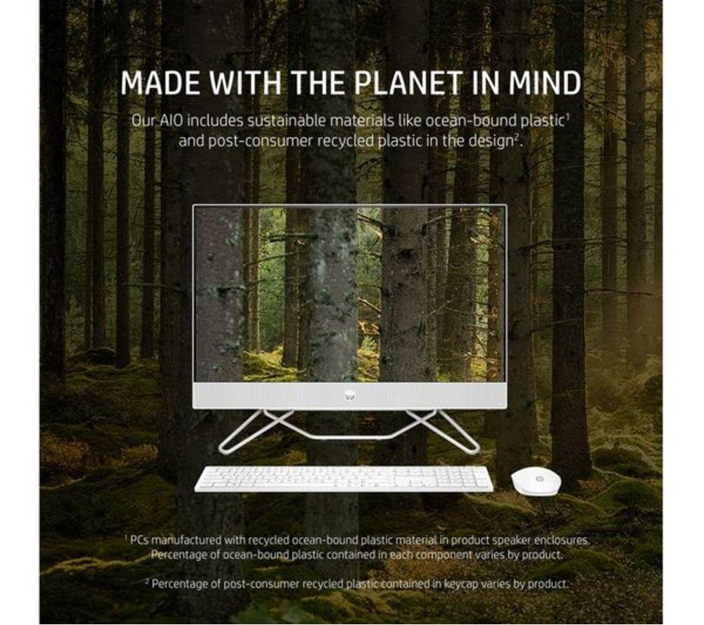 HP 24-cb1002na 23.8" Refurbished All-in-One PC - Intel&reg; Core&trade; i5, 512 GB SSD, White (Excellent Condition) image number 9 of 10