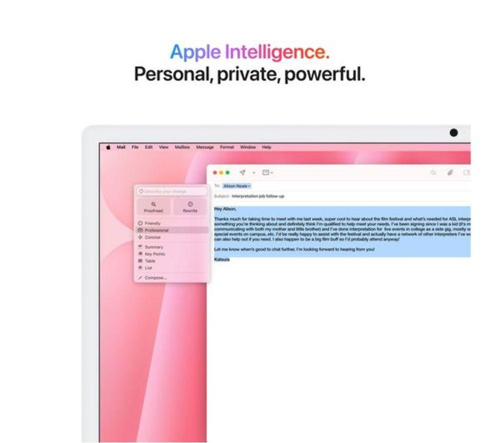 APPLE Refurbished iMac 4.5K 24" (2024) - M4, 512 GB SSD, Pink (Very Good Condition) image number 4 of 6